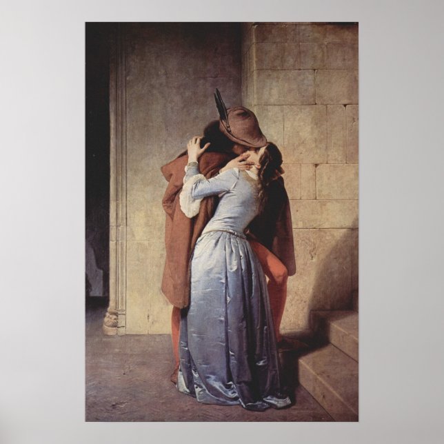 Francesco Hayez Kiss Poster (Front)