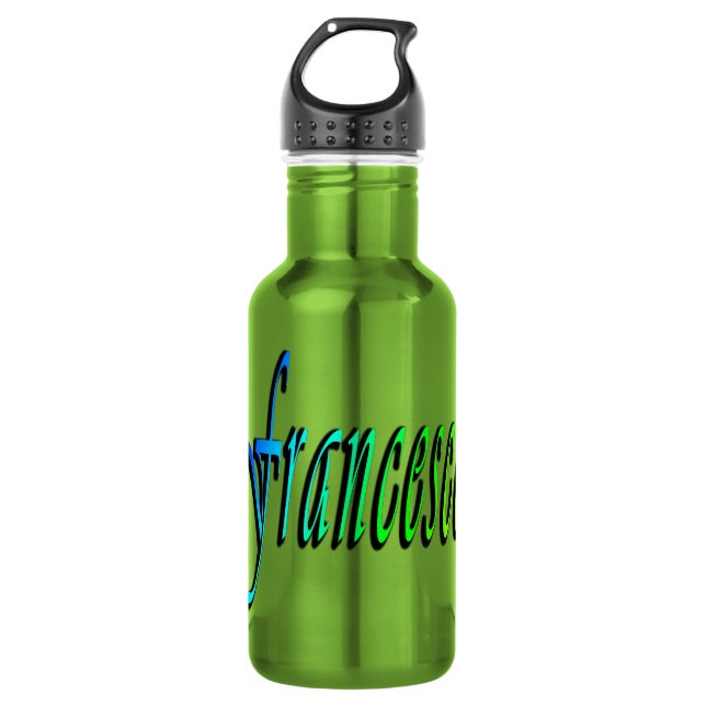 Francesco, Name, Logo, 532 Ml Water Bottle (Front)