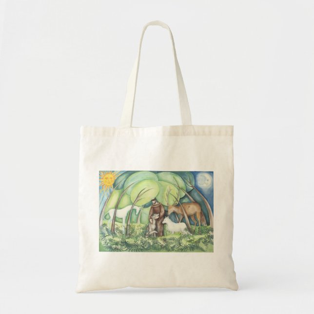 'Francesco' St Francis of Assisi Tote Bag (Front)