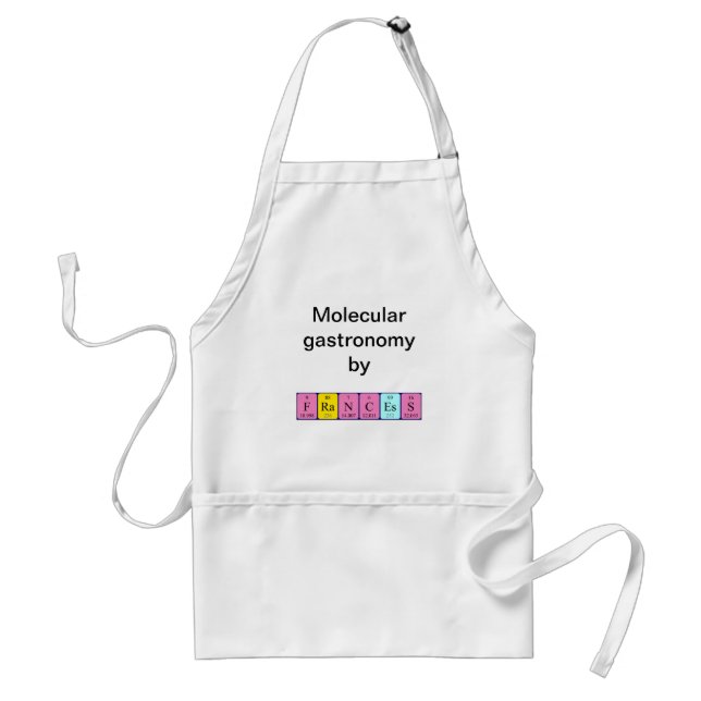Francess periodic table name apron (Front)