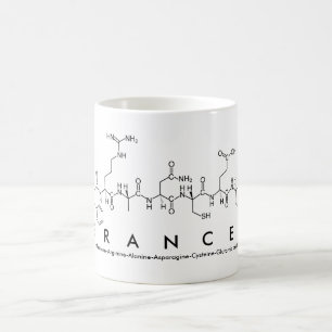 Francey peptide name mug