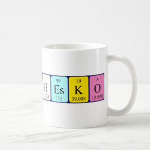 Franchesko periodic table name mug