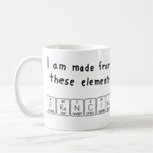 Francina periodic table name mug