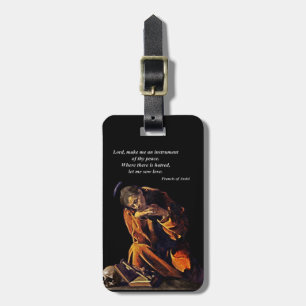 Francis an Instrument of Peace Luggage Tag