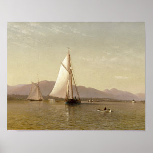 Francis Augustus Silva - The Hudson at the Tappan Poster