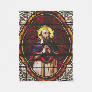 Francis de Sales Bishop of Geneva Fleece Blanket