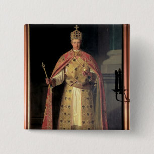 Francis II, Holy Roman Emperor 15 Cm Square Badge