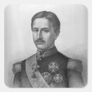 Francis II of the Two Sicilies Square Sticker