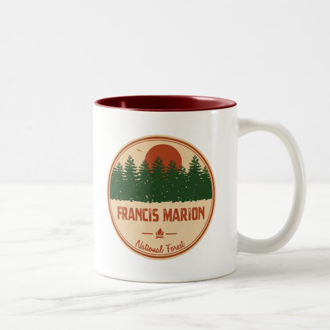 Francis Marion National Forest Two-Tone Coffee Mug (Right)