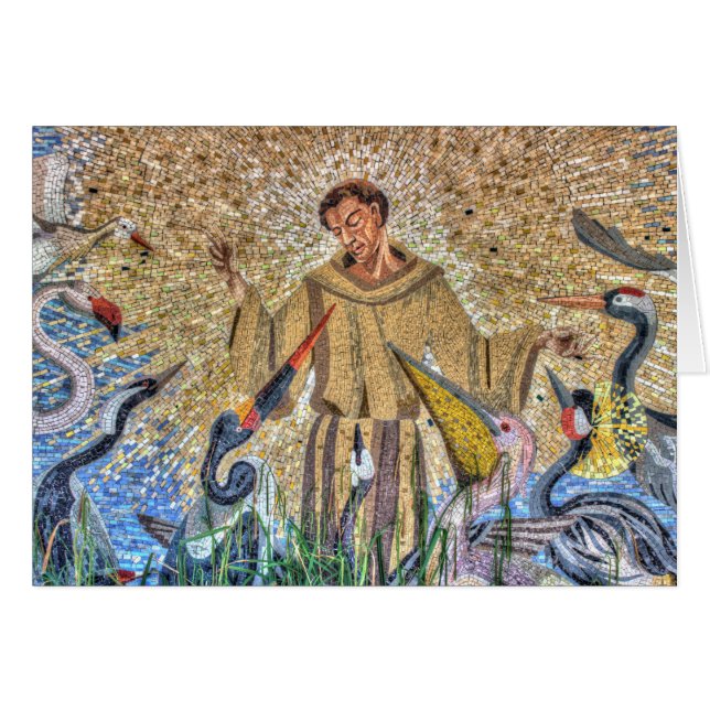 Francis Of Assisi Mosaic (Front Horizontal)