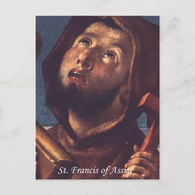 Francis of Assisi Postcard (Front)