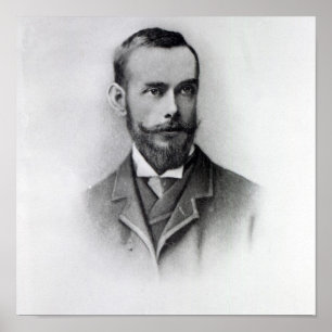 Francis Thompson, engraved by Emery Walker, 1894 Poster