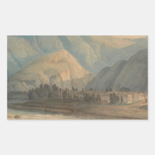 Francis Towne - The Grange at the Head of Keswick Rectangular Sticker