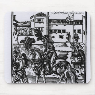 Francisco Alvarez on horseback Mouse Pad