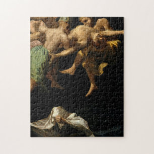 Francisco De Goya - Witches' Flight Jigsaw Puzzle