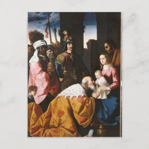 Francisco de Zurbaran- Adoration of the Magi Postcard