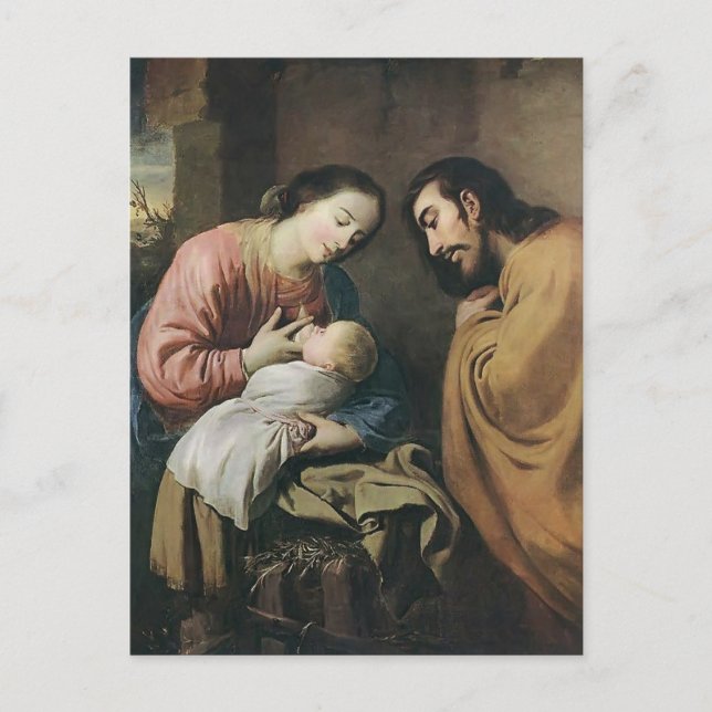 Francisco de Zurbaran- Rest on the Flight to Egypt Postcard (Front)