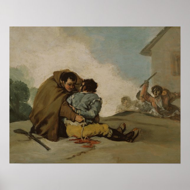 Francisco Goya - Friar Pedro Binds El Maragato Poster (Front)