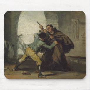 Francisco Goya - Friar Pedro Wrests the Gun Mouse Pad