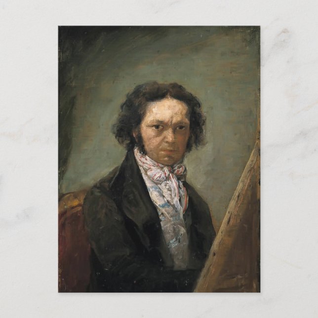 Francisco Goya- Self portrait Postcard (Front)