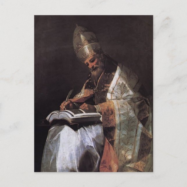 Francisco Goya- St. Gregory the Great Postcard (Front)