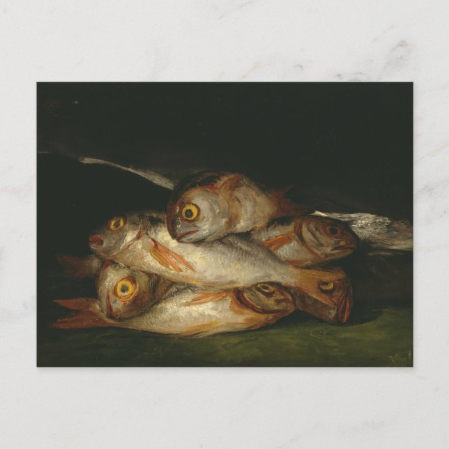 Francisco Goya - Still Life with Golden Bream Postcard (Front)