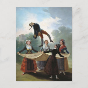 Francisco Goya- The Straw Manikin Postcard