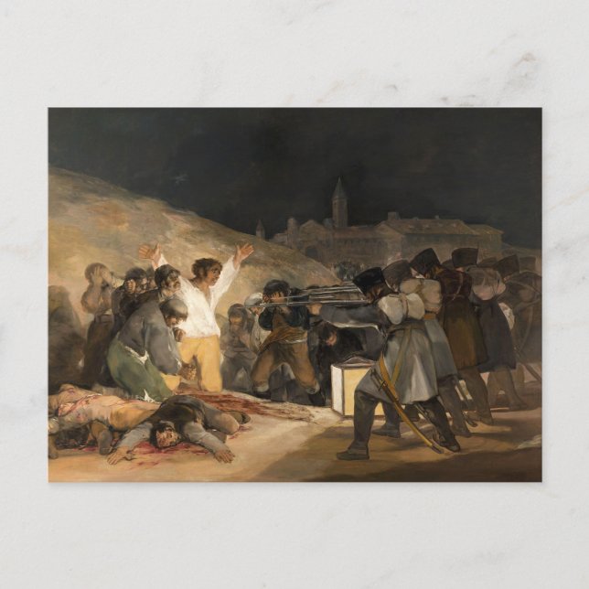 Francisco Goya, The Third of May 1808 Postcard (Front)