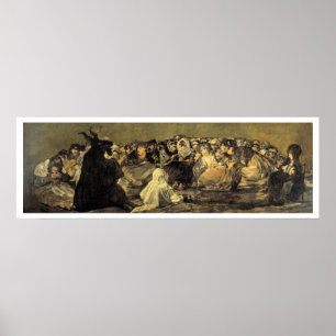Francisco Goya's Witches Sabbath Poster