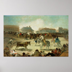 Francisco Jose de Goya   A Village Bullfight Poster