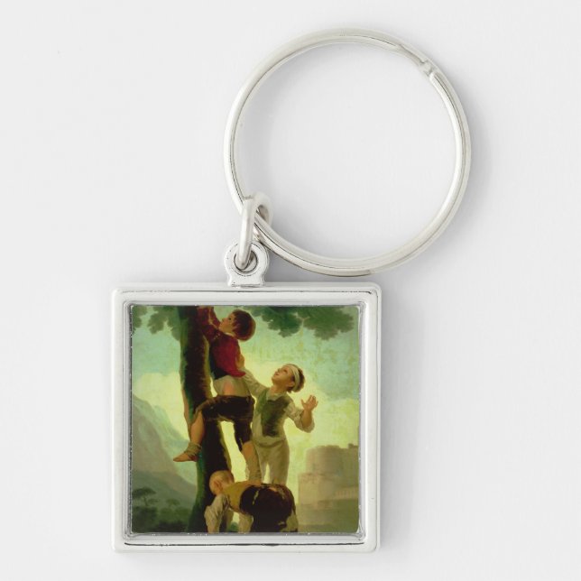 Francisco Jose de Goya y Lucientes | Boys Climbing Key Ring (Front)