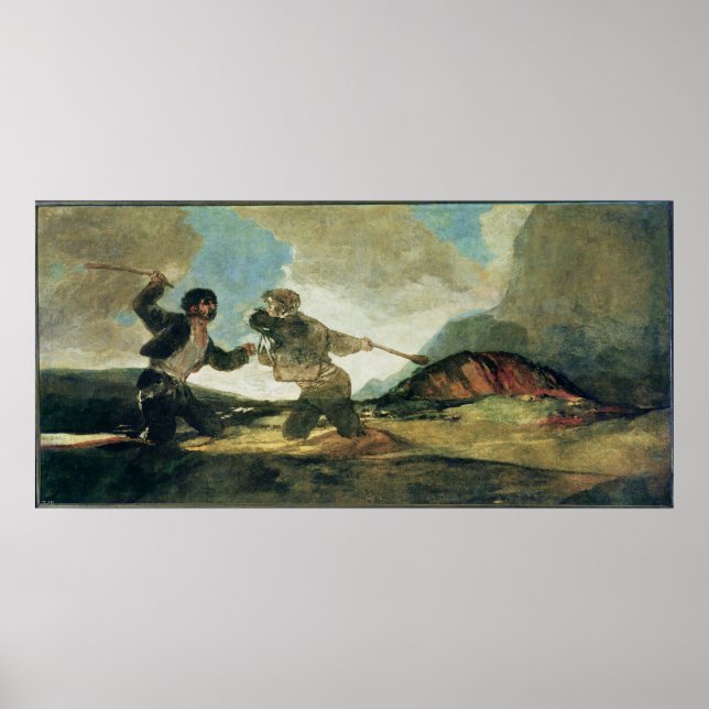 Francisco Jose de Goya y Lucientes | Duel with Clu Poster (Front)