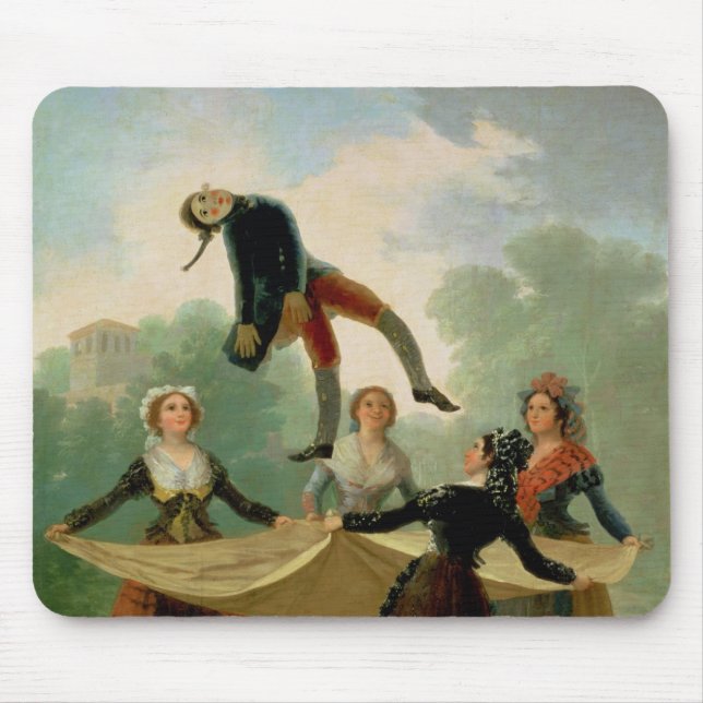 Francisco Jose de Goya y Lucientes | El Pelele  17 Mouse Pad (Front)