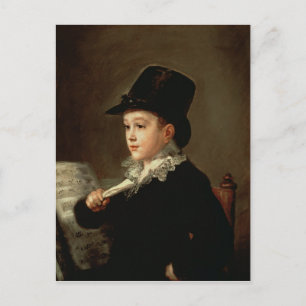 Francisco Jose de Goya y Lucientes   Portrait of M Postcard