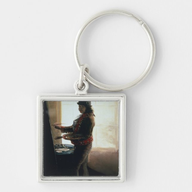 Francisco Jose de Goya y Lucientes | Self Portrait Key Ring (Front)