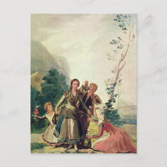 Francisco Jose de Goya y Lucientes | Spring or the Postcard (Front)