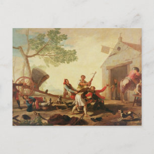 Francisco Jose de Goya y Lucientes The Fight at Postcard