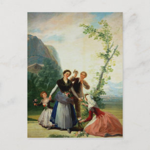 Francisco Jose de Goya y Lucientes The Florists Postcard