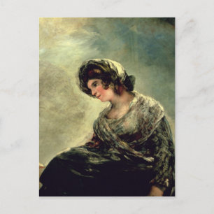Francisco Jose de Goya y Lucientes The Milkmaid Postcard