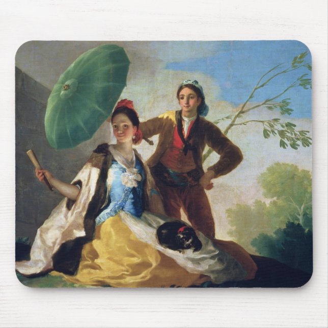 Francisco Jose de Goya y Lucientes | The Parasol,  Mouse Pad (Front)