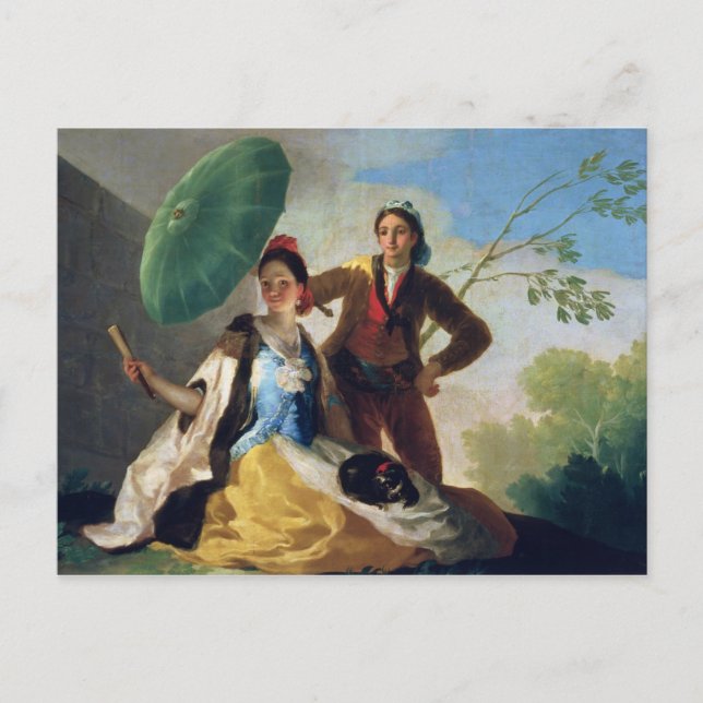 Francisco Jose de Goya y Lucientes | The Parasol,  Postcard (Front)