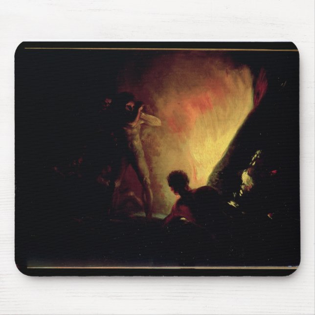 Francisco Jose de Goya y Lucientes | The Pyre, c.1 Mouse Pad (Front)