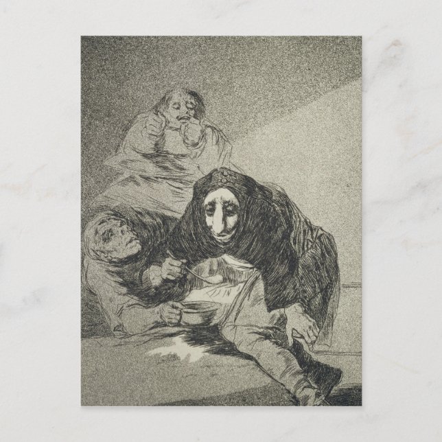 Francisco Jose de Goya y Lucientes | The shameface Postcard (Front)