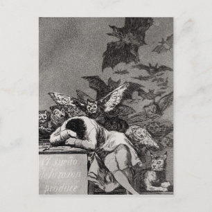 Francisco Jose de Goya y Lucientes   The Sleep of  Postcard
