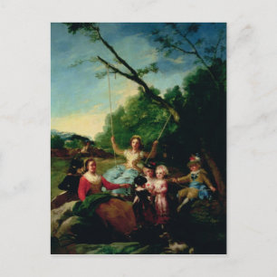 Francisco Jose de Goya y Lucientes   The Swing Postcard