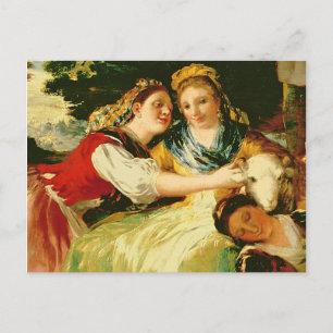 Francisco Jose de Goya y Lucientes   The Washerwom Postcard