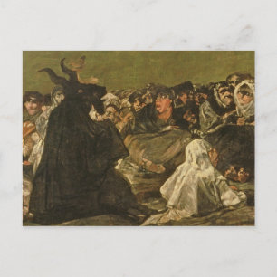 Francisco Jose de Goya y Lucientes   The Witches'  Postcard