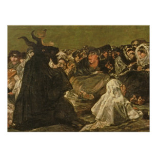 Francisco Jose de Goya y Lucientes   The Witches'  Poster