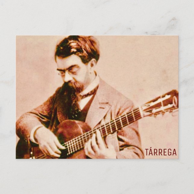Francisco Tárrega Postcard (Front)