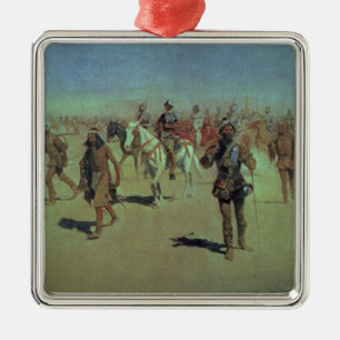 Francisco Vasquez de Coronado  Making his Way Metal Tree Decoration